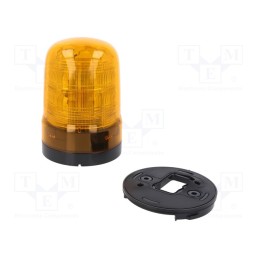 1 pcs x PATLITE - SF10-M1KTB-Y - Signaller: lighting-sound, 10÷30VDC, LED, amber, IP23, 86dB, SF10