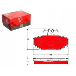 Volvo rear brake pads s90 v70 v90 xc70 2 3 2