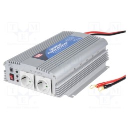 1 pcs x MEAN WELL - A301-1K0-F3 - Converter: DC/AC, 1000W, Uout: 230VAC, 10÷15VDC, Out: mains 230V