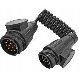 Trailer trailer socket cable 13 pin 1 15m spiral cable