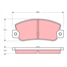 Trw Automotive GDB360 brake pads