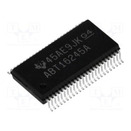 1 pcs x TEXAS INSTRUMENTS - SN74ABT16245ADL - IC: digital, bus transceiver, SMD, SSOP48, 4.5÷4.5VDC, ABT