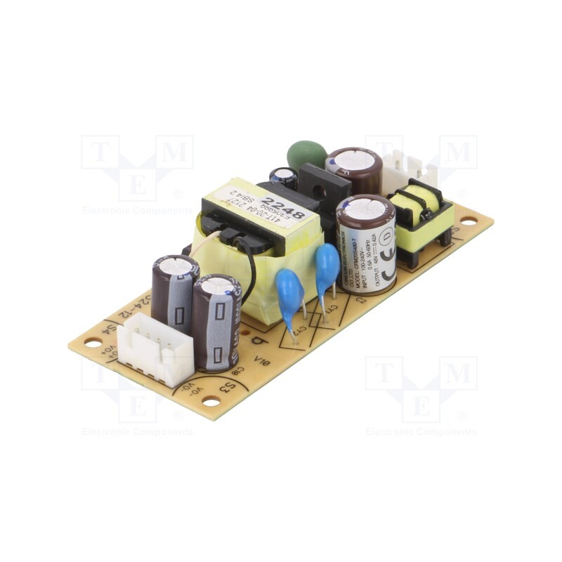1 pcs x CINCON - CFM20S480-T - Power supply: switched-mode, open, 20W, 120÷370VDC, 90÷264VAC