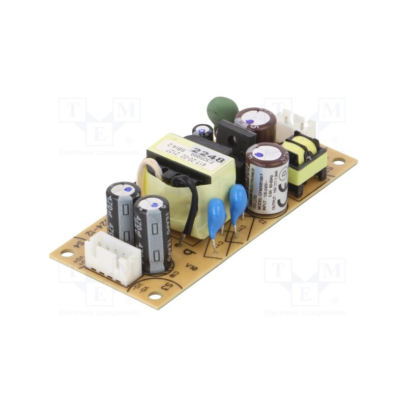 1 pcs x CINCON - CFM20S150-T - Power supply: switched-mode, open, 20W, 120÷370VDC, 90÷264VAC