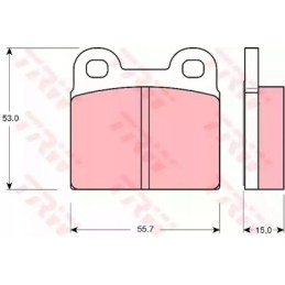 Brake pads vw 1302 1303
