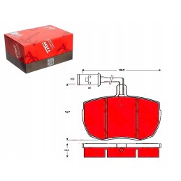 Trw GDB789 brake pads