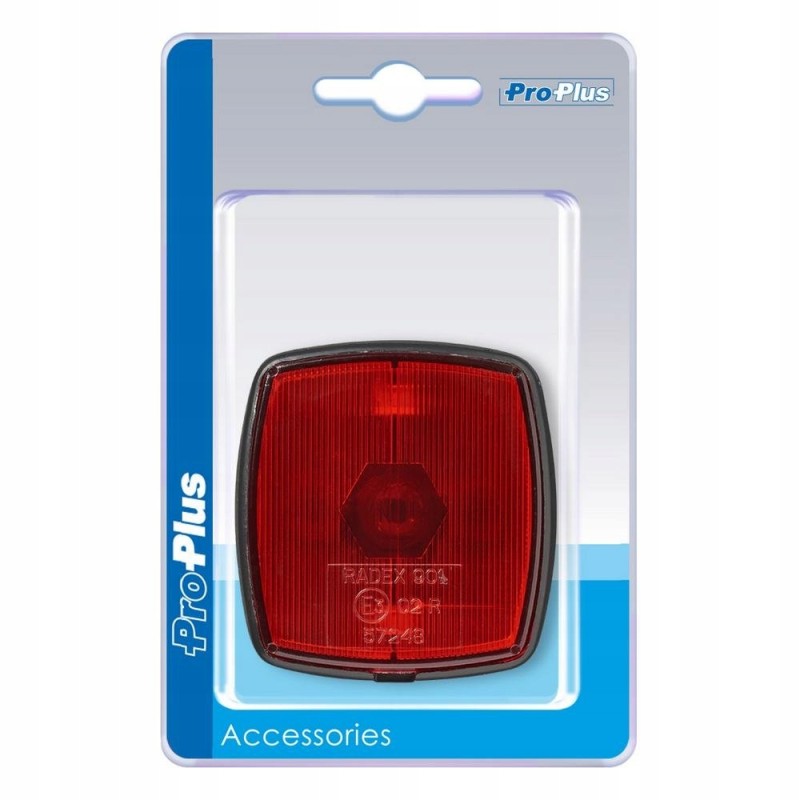 Red rear position lamp 66x62mm proplus at a reduced outlet price