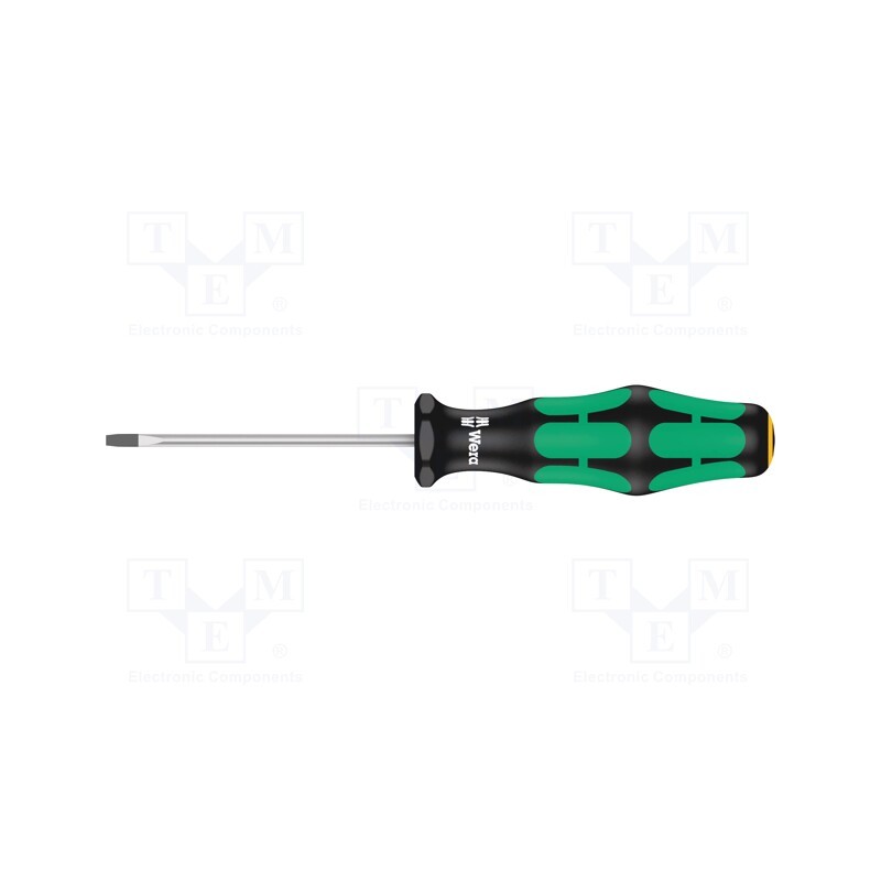 1 pcs x WERA - 5008006001 - Screwdriver, slot, 2,0x0,4mm, Blade length: 60mm