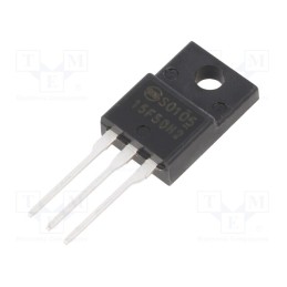 1 pcs x SHINDENGEN - P15F50HP2-5600 - Transistor: N-MOSFET, Hi-PotMOS2, unipolar, 500V, 15A, Idm: 60A, 90W