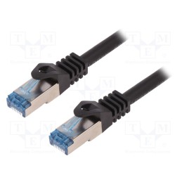 1 pcs x LOGILINK - CQ4093S - Patch cord, S/FTP, 6a, stranded, Cu, LSZH, black, 10m, 26AWG