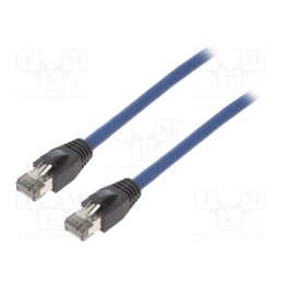 1 pcs x LOGILINK - CQ8066S - Patch cord, S/FTP, Cat 8.1, stranded, Cu, LSZH, blue, 3m, 26AWG