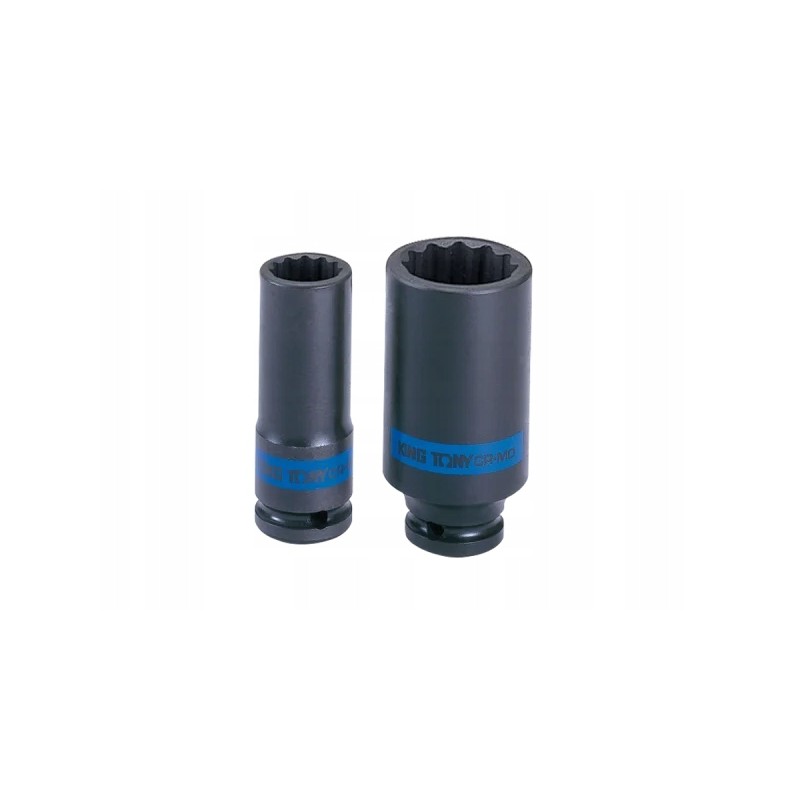 Long impact socket 1 2 13mmx80mm 12 angle king tons