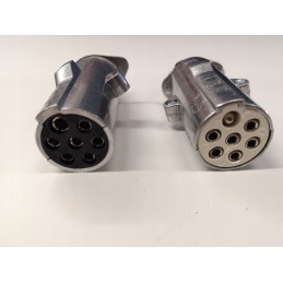 Metal 24v 7pin aluminum trailer plug