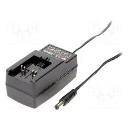 1 pcs x MEAN WELL - GE24I48-P1J - Power supply: switched-mode, plug, 48VDC, 0.5A, 24W, Out: 5,5/2,1
