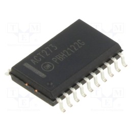 1 pcs x ONSEMI - MC74ACT273DWG - IC: digital, D flip-flop, Ch: 8, ACT, SMD, SO20-W