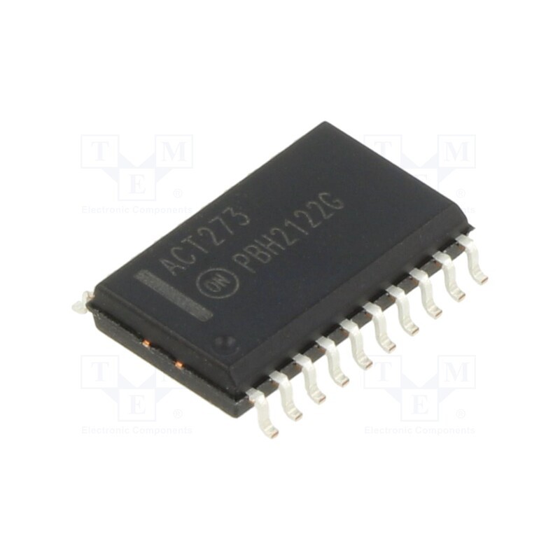 1 pcs x ONSEMI - MC74ACT273DWG - IC: digital, D flip-flop, Ch: 8, ACT, SMD, SO20-W