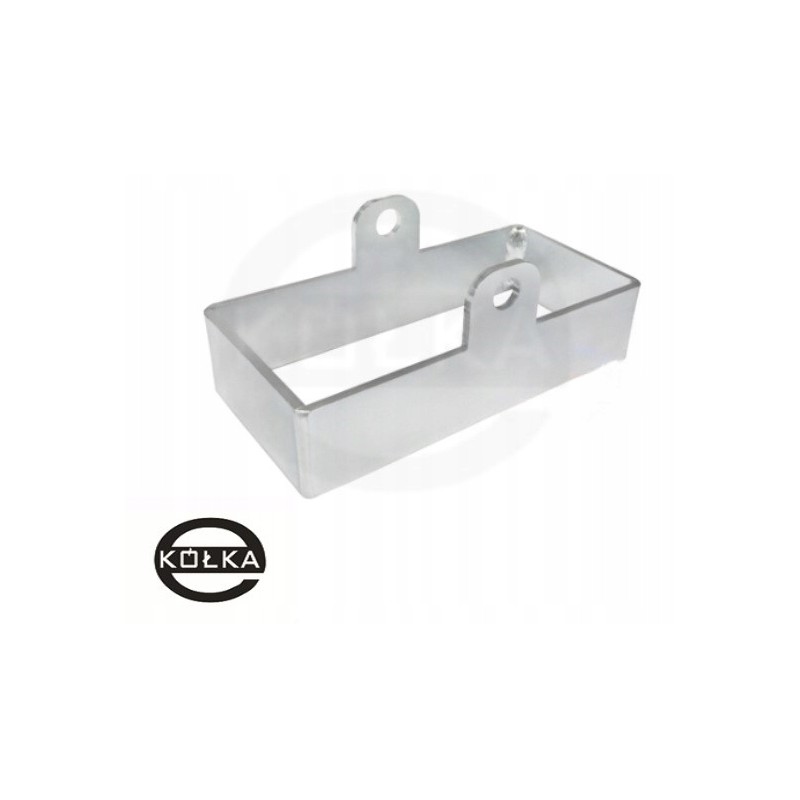 Galvanized wheel cover, diameter 125 mm