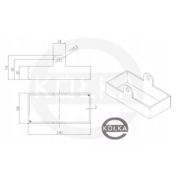Steel wheel cover, diameter 125 mm