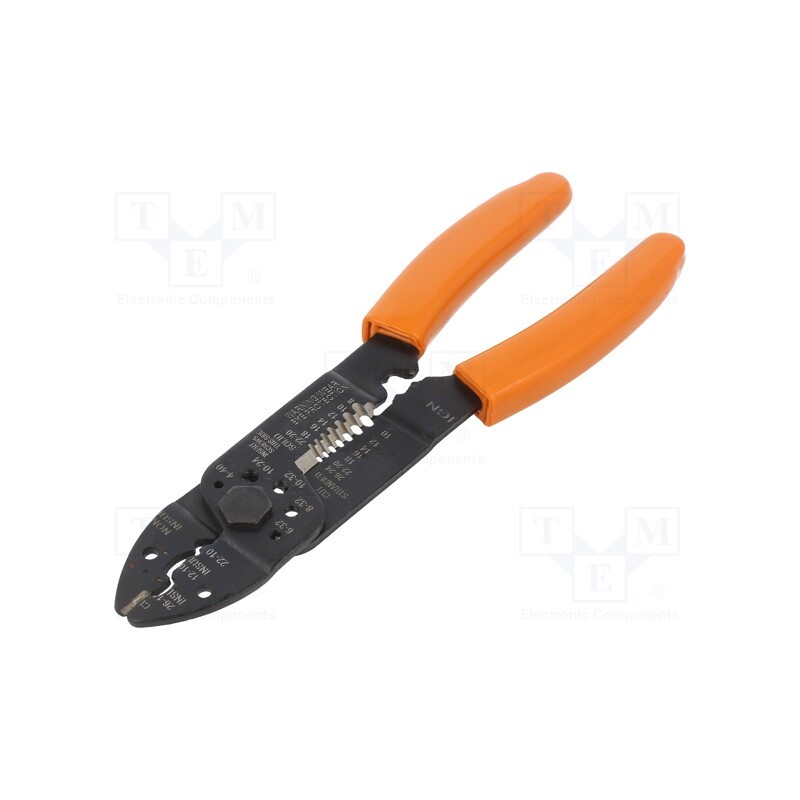 1 pcs x PG TOOLS - PGT543 - Tool: multifunction wire stripper and crimp tool, Wire: round