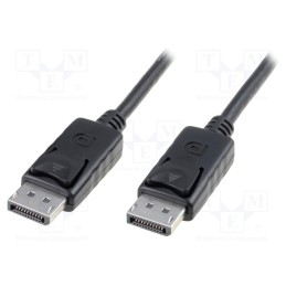 1 pcs x DIGITUS - AK-340100-020-S - Cable, DisplayPort 1.1a, DisplayPort plug,both sides, 2m, black