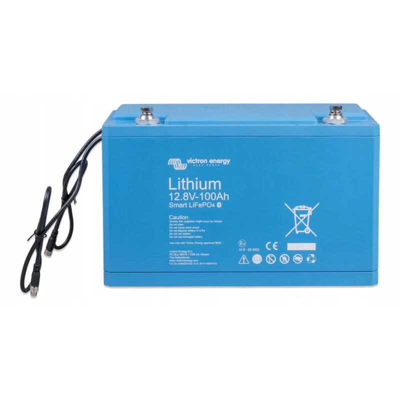 Lithium battery lifepo4 lfp smart 12 8 100 bluetooth