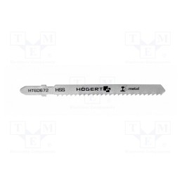 1 pcg x Hu00d6GERT TECHNIK - HT6D672 - Hacksaw blade, metal,jigsaw, 100mm, 8teeth/inch, 5pcs.