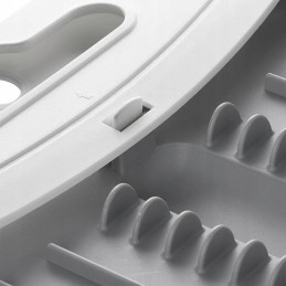 Folding dish dryer and drainer for a camper