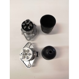Metal 24v 7pin aluminum trailer socket