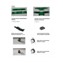 Edscha ultraline roof crossbar carrier connector