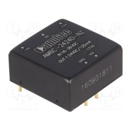 1 pcs x AIMTEC - AM6C-2424D-NZ - Converter: DC/DC, 6W, Uin: 18÷36V, Uout: 24VDC, Uout2: -24VDC, 1'x1'