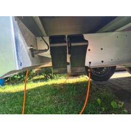 4x wheel chock trailer lock handle