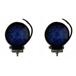 2x blue LED work lamp 27w sprayer