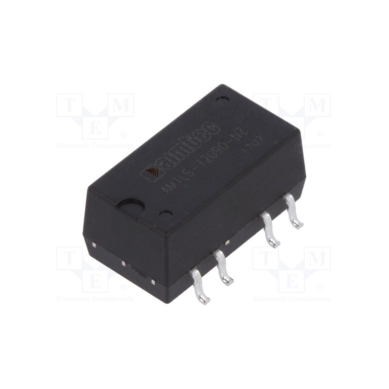 1 pcs x AIMTEC - AM1LS-1209D-NZ - Converter: DC/DC, 1W, Uin: 10.8÷13.2V, Uout: 9VDC, Uout2: -9VDC, SMD