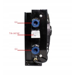 Hydraulic oil cooler 100l min DC 12v