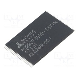 1 pcs x ALLIANCE MEMORY - AS29CF800B-55TIN - IC: FLASH memory, 8MbFLASH, 1Mx8bit, 55ns, TSOP48, parallel