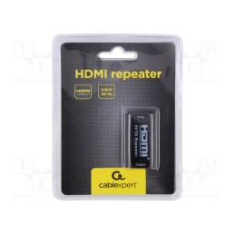 1 pcs x GEMBIRD - DRP-HDMI-02 - Repeater HDMI, HDMI 1.4, HDMI socket,both sides, black, 40m