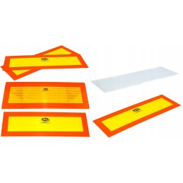 Warning information board 100x300mm tow truck