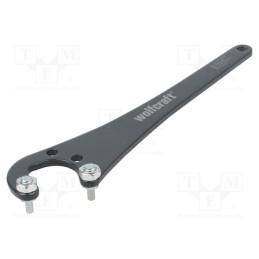 1 pcs x WOLFCRAFT - 2459000 - Double-arbor key, for angle grinder