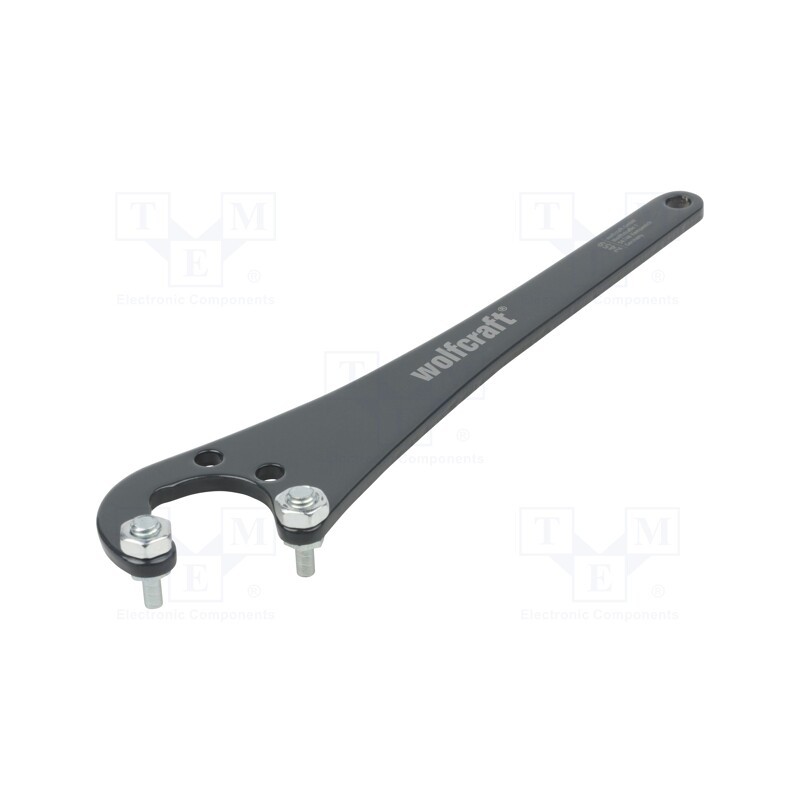 1 pcs x WOLFCRAFT - 2459000 - Double-arbor key, for angle grinder