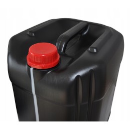 20l tank canister with a tap, black tank