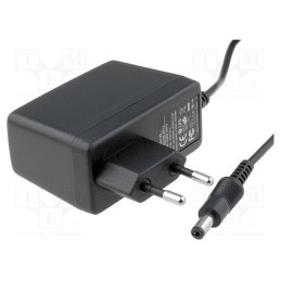 1 pcs x MEAN WELL - GS15E-8P1J - Power supply: switched-mode, plug, 48VDC, 0.31A, 15W, Plug: EU, 81%