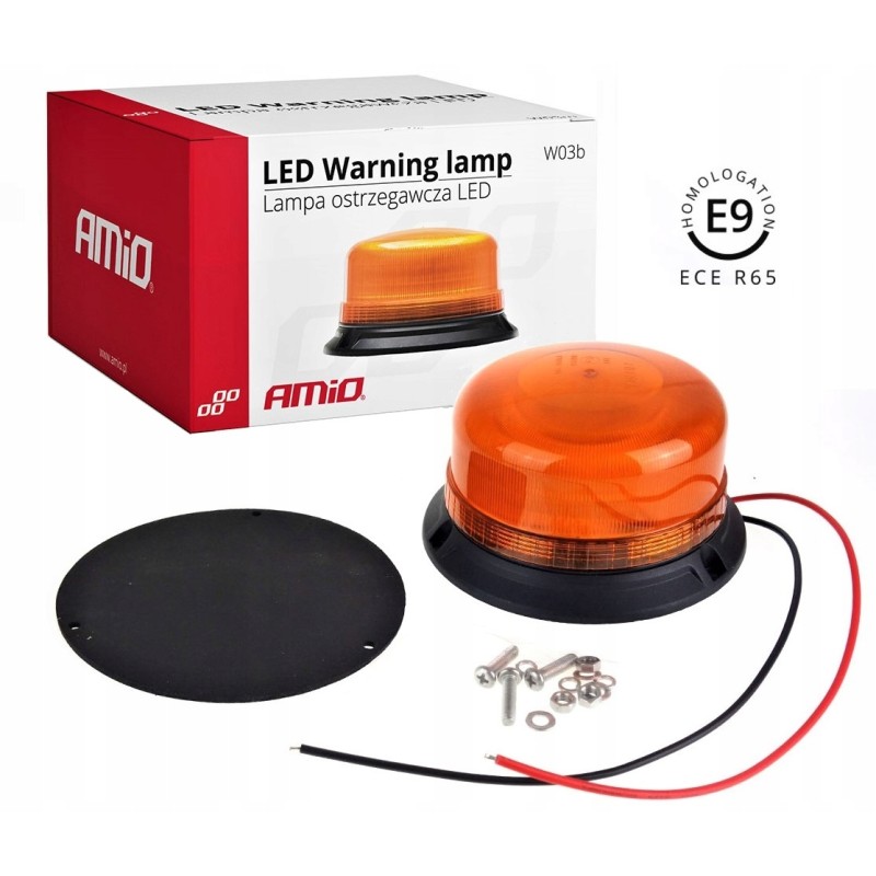 Rooster warning lamp 36xled with 12 24v screws