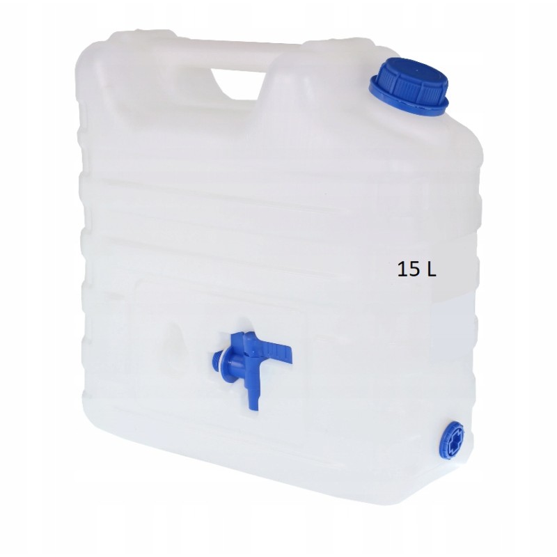 Banka water container 15l with tap or cork