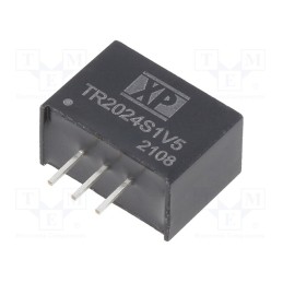 1 pcs x XP POWER - TR2024S1V5 - Converter: DC/DC, Uin: 4.6÷36V, Uout: 1.5VDC, Iout: 2A, SIP3, 410kHz