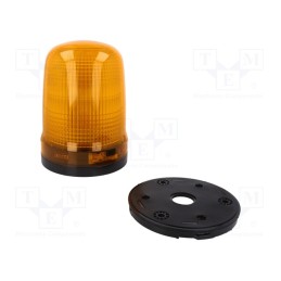 1 pcs x PATLITE - SL15-M1KTN-Y - Signaller: lighting, amber, SL15, 10÷30VDC, Light source: LED, IP23