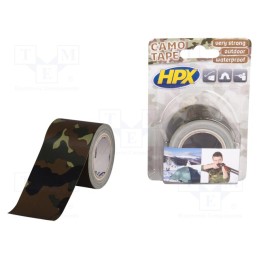 1 rol x HPX - CA5005 - Tape: masking, W: 48mm, L: 5m, camo, Application: masking