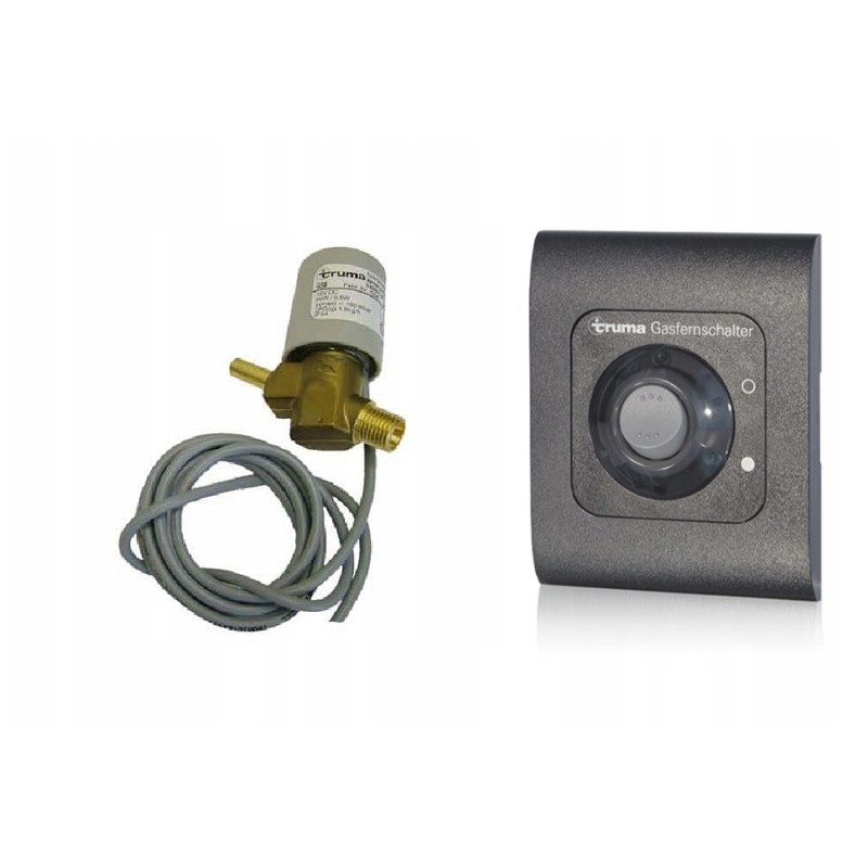 Remote gas shut-off valve for truma gs8 camper