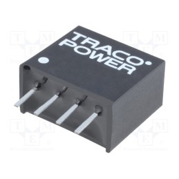 1 pcs x TRACO POWER - TME2409S - Converter: DC/DC, 1W, Uin: 21.6÷26.4V, Uout: 9VDC, Iout: 110mA, SIP4