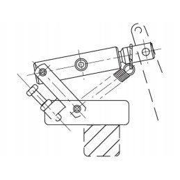 Brake cylinder 20mm 3 8 ports 76 2mm stroke
