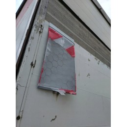 Reflective flags for tail lift 250x400
